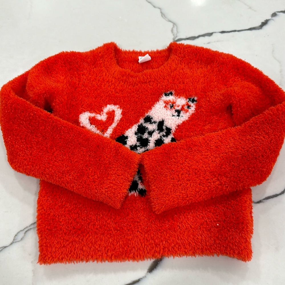 red sweater